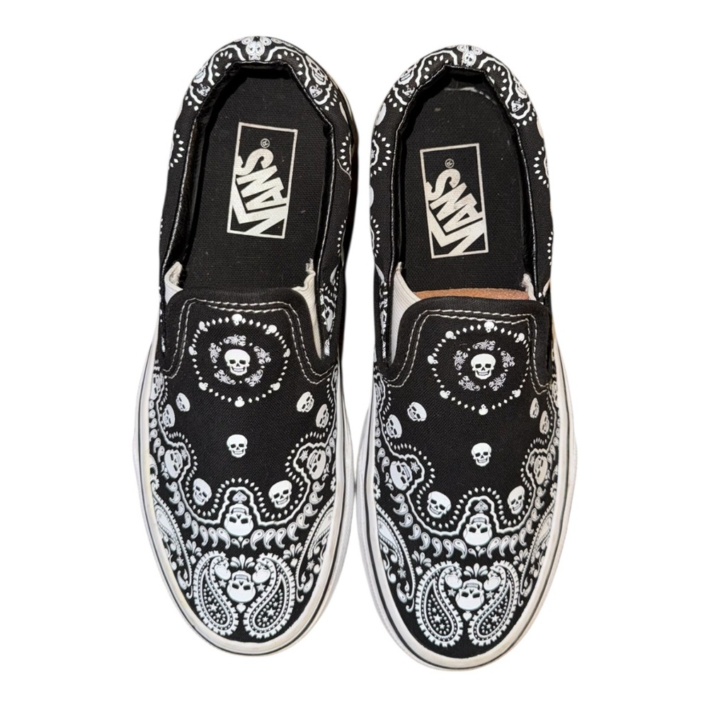 Vans Classic Slip-On Bandana Shoes Women’s Size 6.5 - Picture 6 of 8